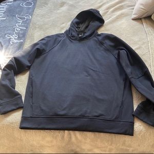 Lululemon hoodie, color is a navy blue, size large. In EUC
